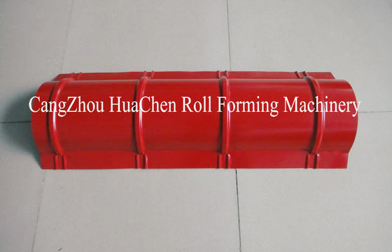 Hydraulic Cutting Ridge Capping Roll Forming Equipment with PLC Control