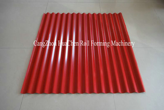 1250mm Double Layer Roll Forming Machine For Arc Cut Roofing Panel