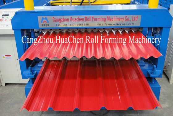 CNC Full Automatic Double Layer Roll Forming Machine 380V 50Hz 3 Phase