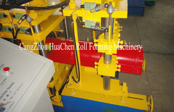 Galvanized Steel Ridge Cap Roll Forming Machine Hydraulic Control Glazed Tile Type