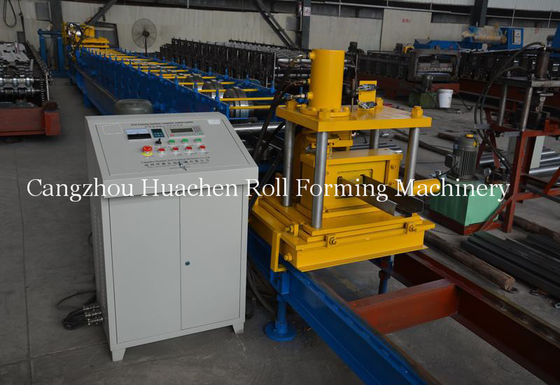 Single Chain Transmission 7.5Kw  Door Frame Rolling Forming Machine , Galvanized Frame Panel