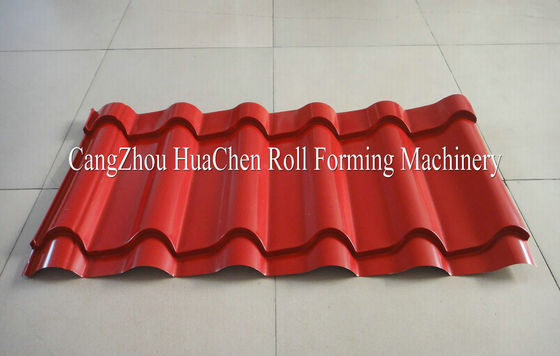 Partical Arc Roofing Rolling Glazed Tile Forming Machine For Corrugation Profile