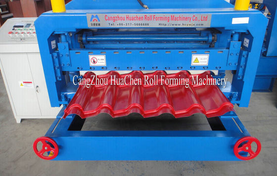 Partical Arc Roofing Rolling Glazed Tile Forming Machine For Corrugation Profile